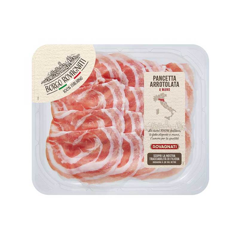 Pancetta Arrotolata a Mano - 10 Confezioni da 100 g