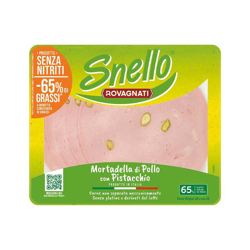Mortadella di Pollo con Pistacchio Snello - 10 Confezioni da 100 g