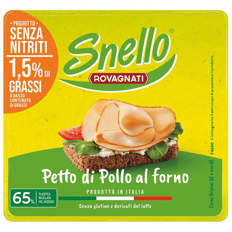 Petto di Pollo al forno Snello Monoporzione - 10 Confezioni da 60 g