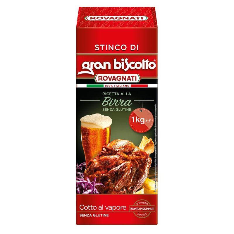 Stinco di Gran Biscotto: la ricetta alla birra - 4 Confezioni da 1 kg